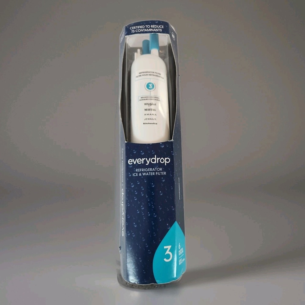 EveryDrop Refrigerator Ice & Water Filter 3 EDR3RXD1 Whirlpool Maytag Amana NEW